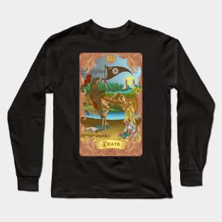 Death Tarot Card Long Sleeve T-Shirt